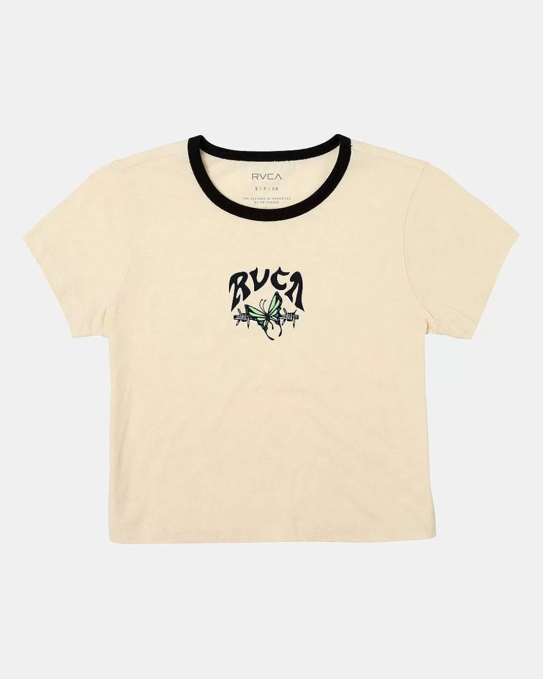 T-Shirt Ringer Encolhida>RVCA Flash Sale