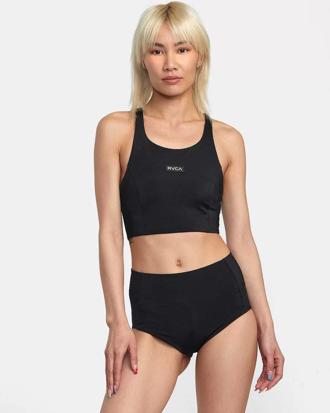 Va Essential Solid Gola Alta Racerback Swim Top>RVCA Clearance