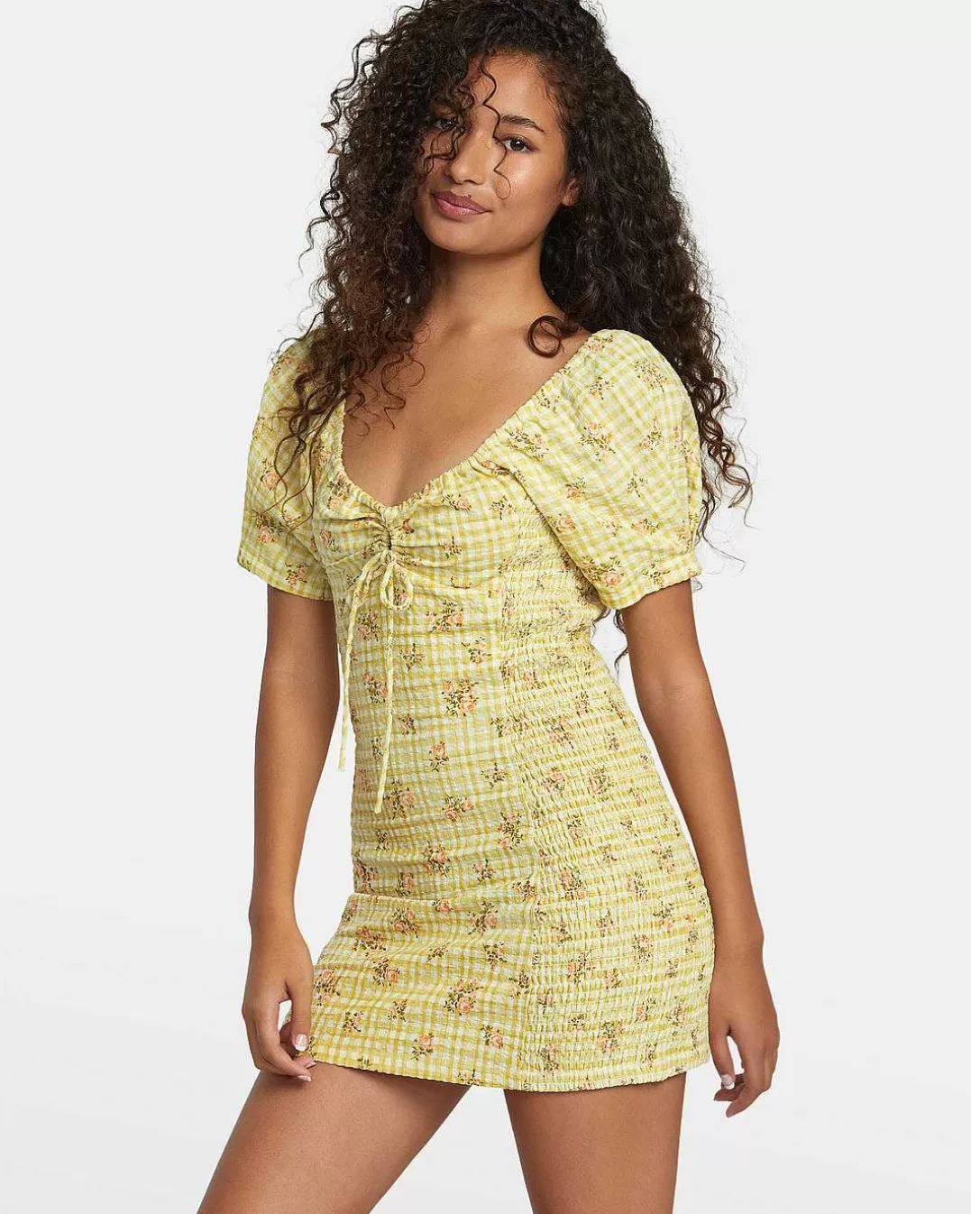 Vestido De Linho Gretel>RVCA Best Sale