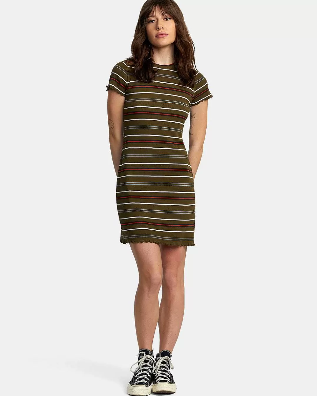 Vestido De Malha Rover Costela>RVCA Flash Sale