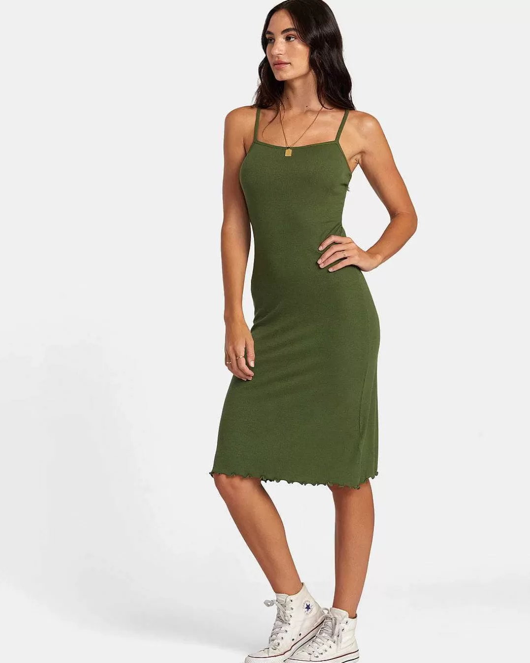 Vestido Midi Slink>RVCA Shop